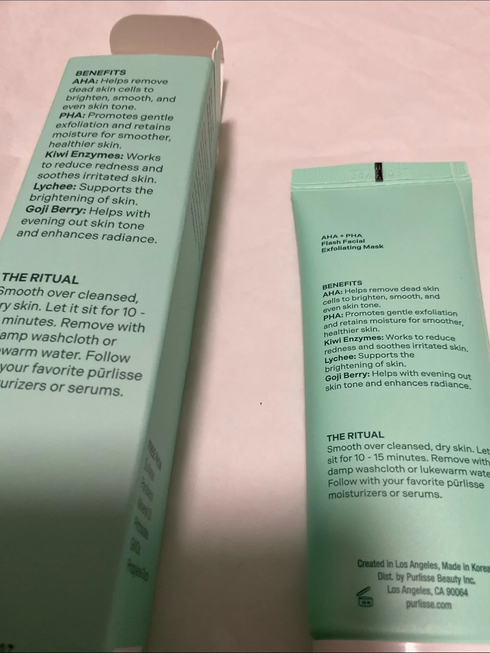 pūrlisse Flash Facial Exfoliating Mask